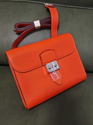 wholesale quality sac a depeches 21 togo orange h phw
